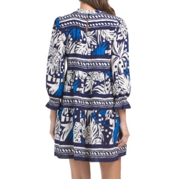 Donna Morgan Printed Shift Dress size 14 - Picture 7 of 7